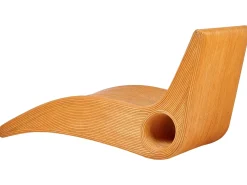Lettino Prendisole AIROLE Rattan Marrone