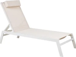 Lettino Prendisole CATANIA Metallo Beige