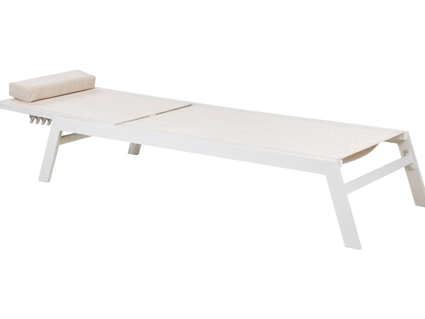 Lettino Prendisole CATANIA Metallo Beige