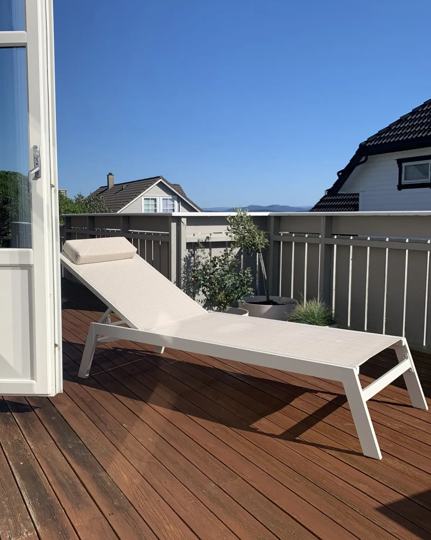 Lettino Prendisole CATANIA Metallo Beige