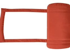 Lettino Prendisole con Cuscino AMANTEA PREMIUM II Legno d'acacia Rosso