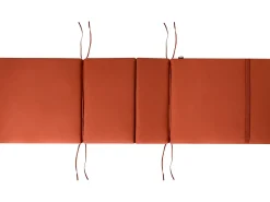 Lettino Prendisole con Cuscino AMANTEA PREMIUM II Legno d'acacia Rosso
