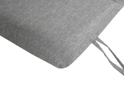 Lettino Prendisole con Cuscino BRESCIA PREMIUM Legno d'acacia Grigio melange