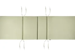 Lettino Prendisole con Cuscino AMANTEA PREMIUM II Legno d'acacia Verde