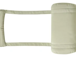 Lettino Prendisole con Cuscino AMANTEA PREMIUM II Legno d'acacia Verde