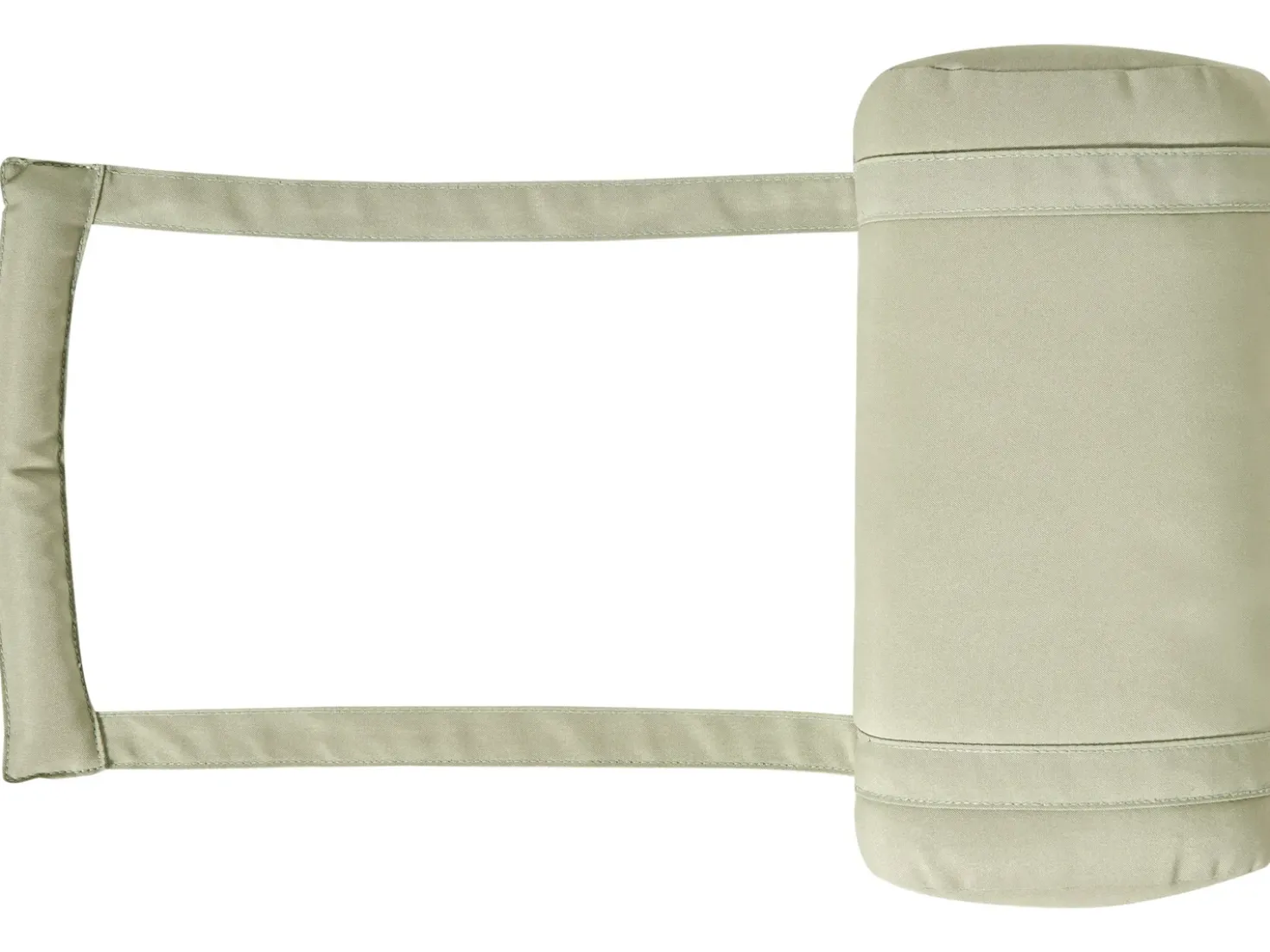 Lettino Prendisole con Cuscino AMANTEA PREMIUM II Legno d'acacia Verde