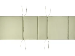 Lettino Prendisole con Cuscino AMANTEA PREMIUM II Legno d'acacia Verde