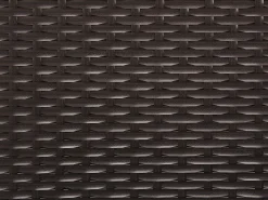 Lettino Prendisole con Cuscino VASTO Rattan sintetico (PE) Marrone