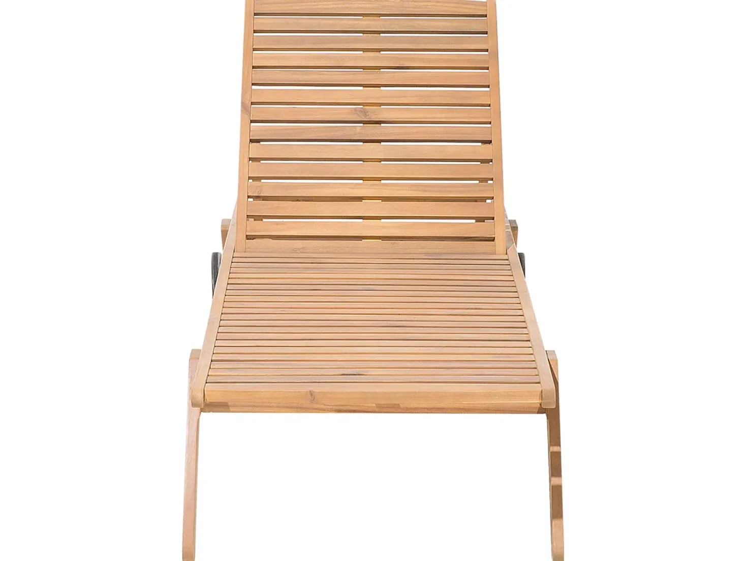 Lettino Prendisole con Cuscino CESANA PREMIUM Legno d'acacia Blu