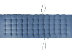 Lettino Prendisole con Cuscino CESANA PREMIUM Legno d'acacia Blu