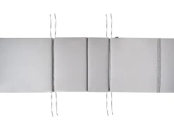 Lettino Prendisole con Cuscino JAVA PREMIUM Legno d'acacia Grigio chiaro