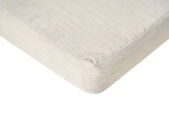 Lettino Prendisole con Cuscino JAVA PREMIUM Legno d'acacia Beige chiaro
