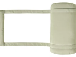 Lettino Prendisole con Cuscino CESANA PREMIUM Legno d'acacia Verde chiaro