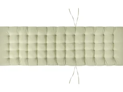 Lettino Prendisole con Cuscino CESANA PREMIUM Legno d'acacia Verde chiaro