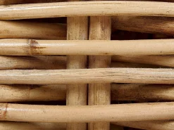 Lettino Prendisole con Cuscino BELSITO Rattan Naturale