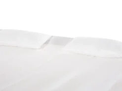 Lettino Prendisole con Cuscino TERAMO Legno di larice Bianco sporco