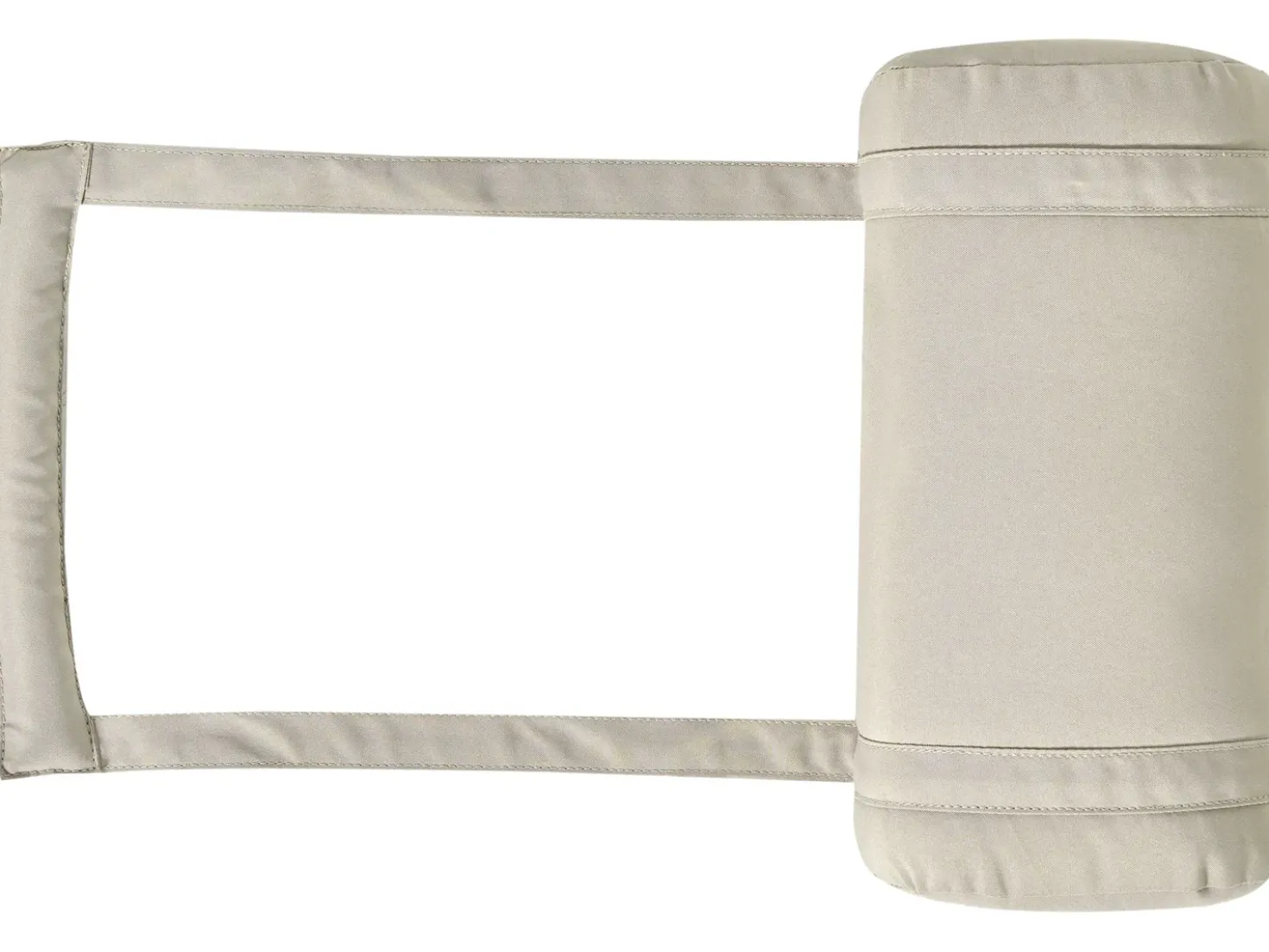 Lettino Prendisole con Cuscino JAVA PREMIUM Legno d'acacia Tortora