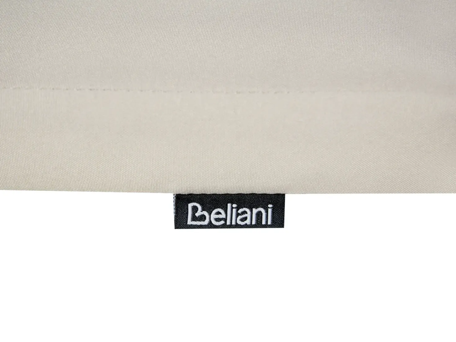 Lettino Prendisole con Cuscino JAVA PREMIUM Legno d'acacia Tortora