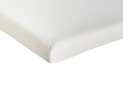 Lettino Prendisole con Cuscino AZZANELLO Legno d'acacia Bianco sporco
