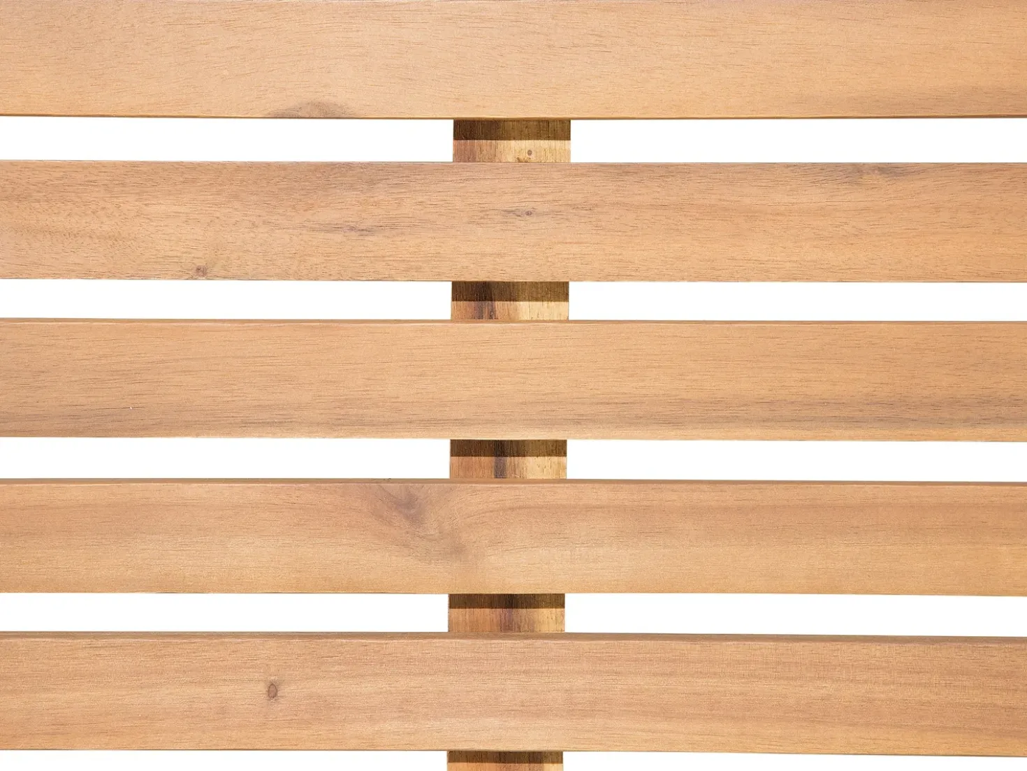 Lettino Prendisole con Cuscino CESANA PREMIUM Legno d'acacia Beige chiaro