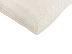 Lettino Prendisole con Cuscino CESANA PREMIUM Legno d'acacia Beige chiaro
