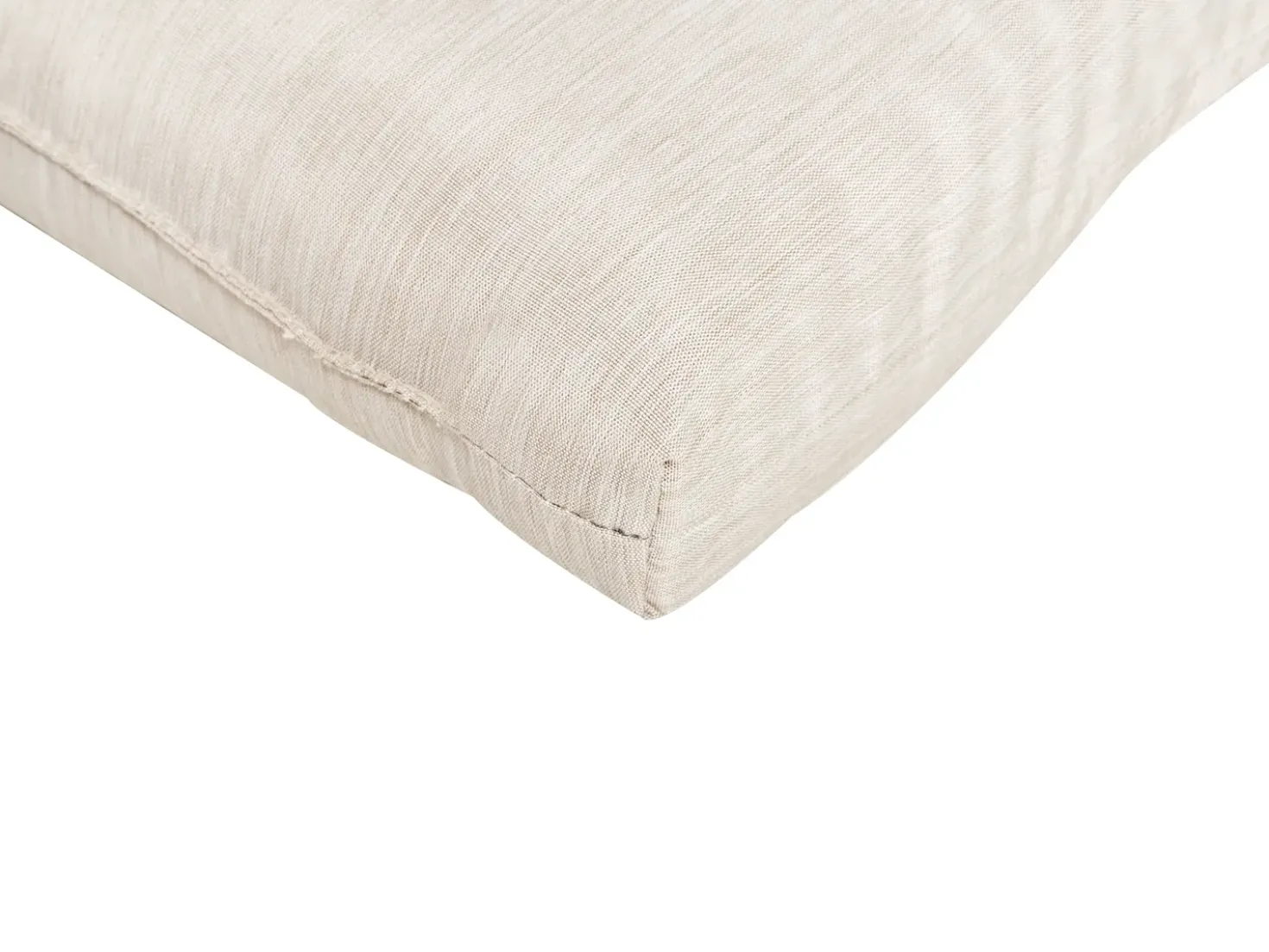 Lettino Prendisole con Cuscino CESANA PREMIUM Legno d'acacia Beige chiaro