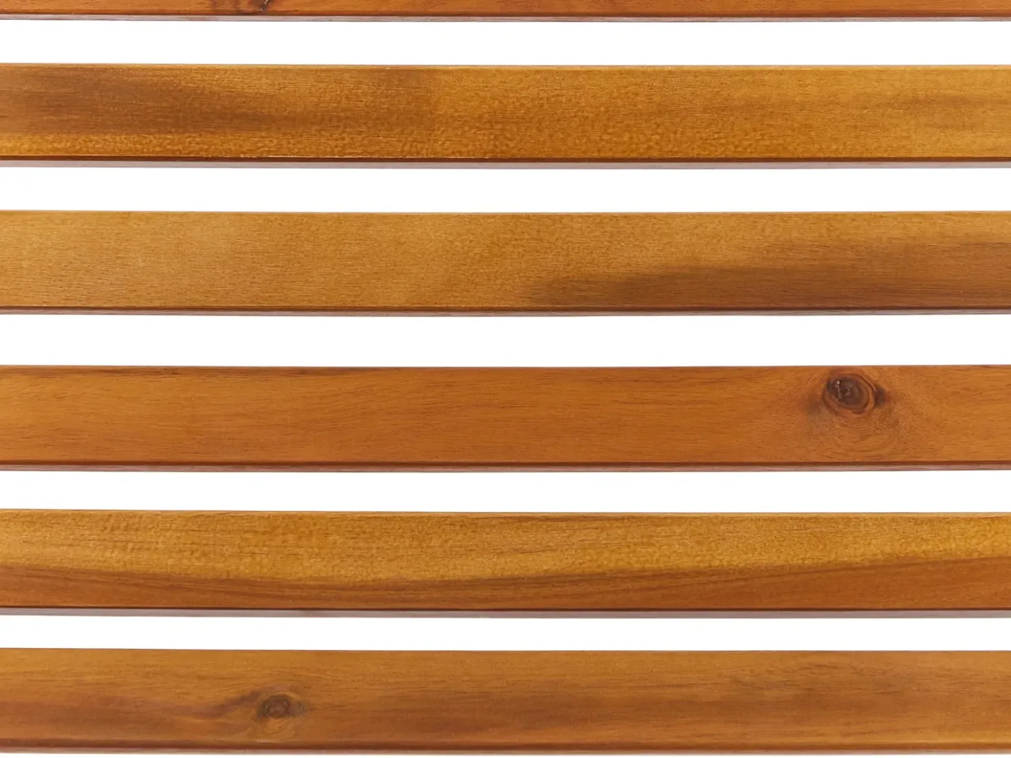 Lettino Prendisole con Cuscino BRESCIA PREMIUM Legno d'acacia Rosso
