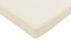 Lettino Prendisole con Cuscino FANANO Legno d'acacia Marrone