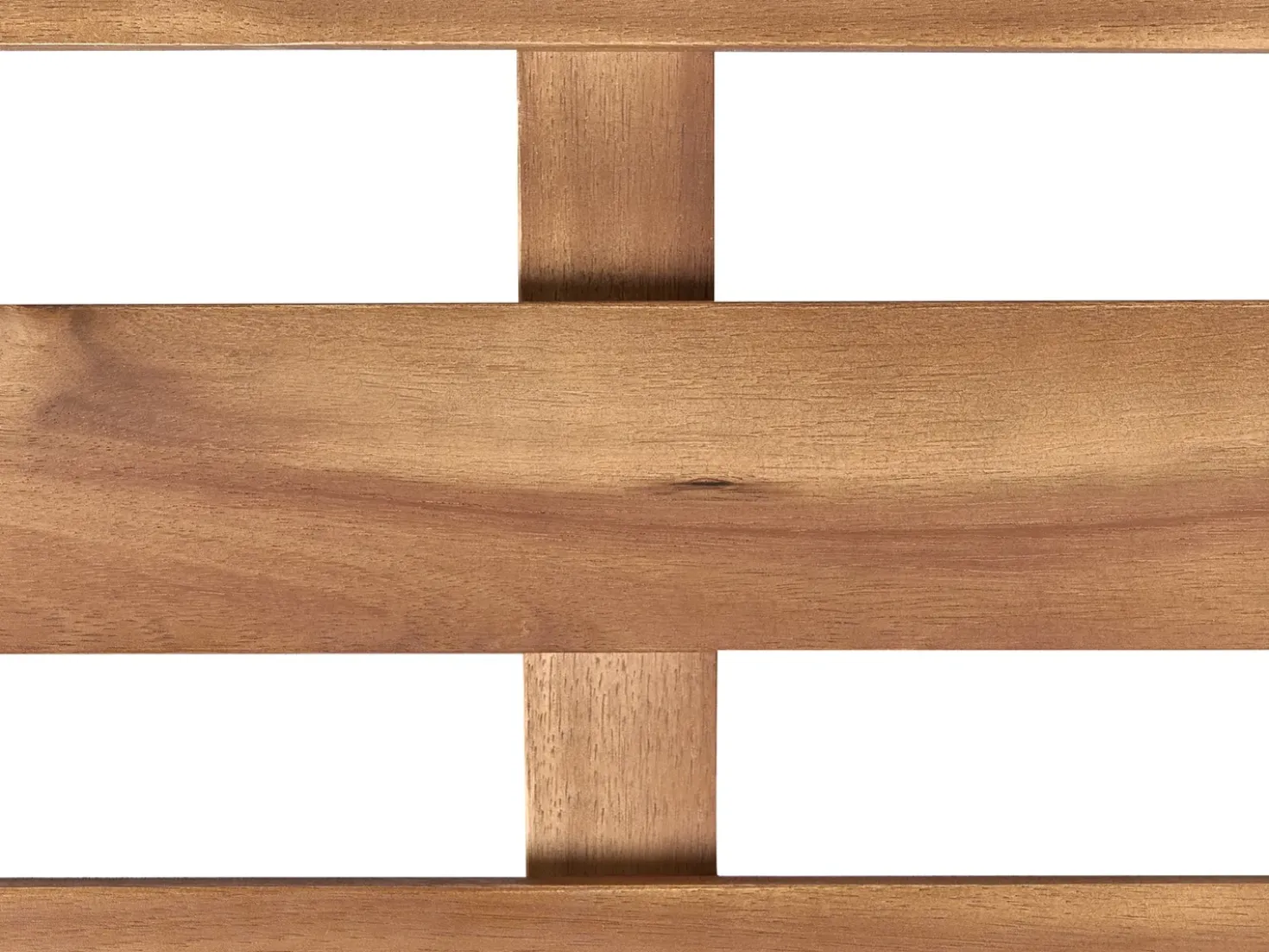 Lettino Prendisole con Cuscino SUNO Legno d'acacia Marrone chiaro