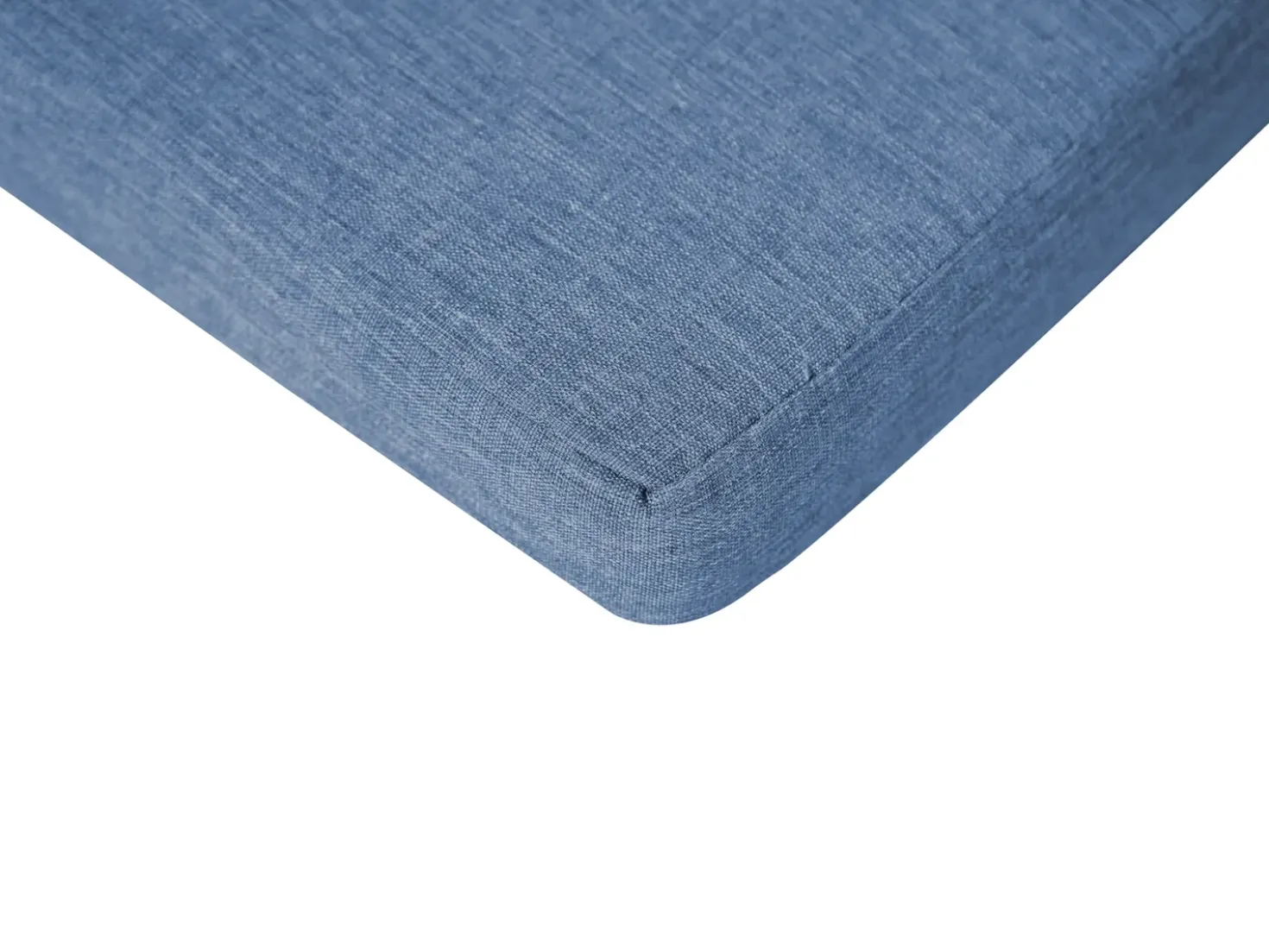 Lettino Prendisole con Cuscino TOSCANA PREMIUM Legno d'acacia Blu
