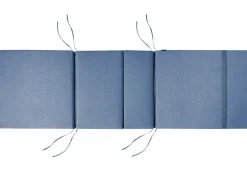 Lettino Prendisole con Cuscino TOSCANA PREMIUM Legno d'acacia Blu