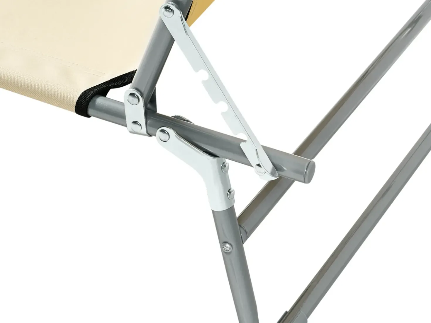 Lettino Prendisole FOLIGNO Metallo Beige