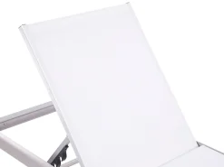Lettino Prendisole FOSSATO Metallo Bianco