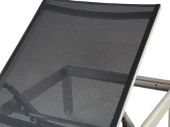 Lettino Prendisole FOSSATO Metallo Nero