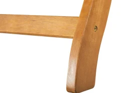 Lettino Prendisole JAVA Legno d'acacia Marrone chiaro