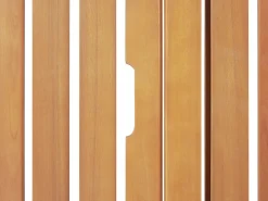 Lettino Prendisole JAVA Legno d'acacia Marrone chiaro