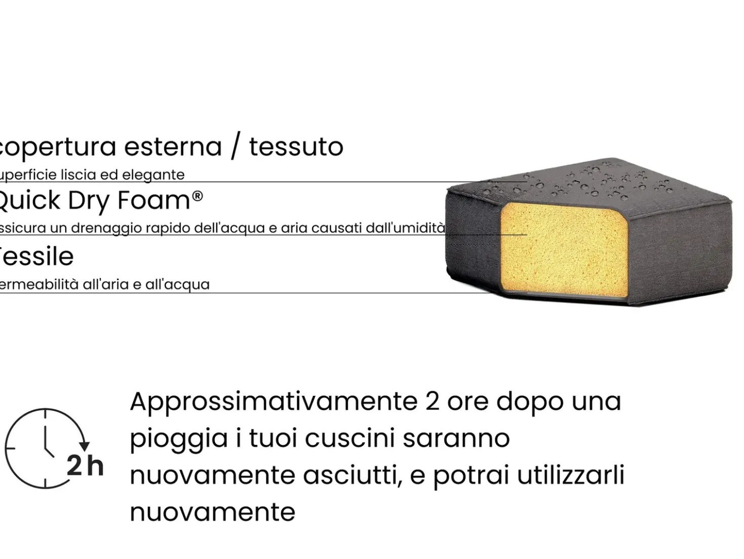 Lettino Prendisole LARIANO Metallo Grigio grafite