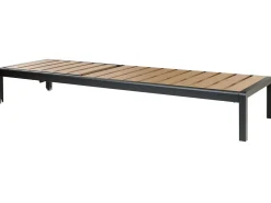 Lettino Prendisole NARDO Metallo Marrone/Nero