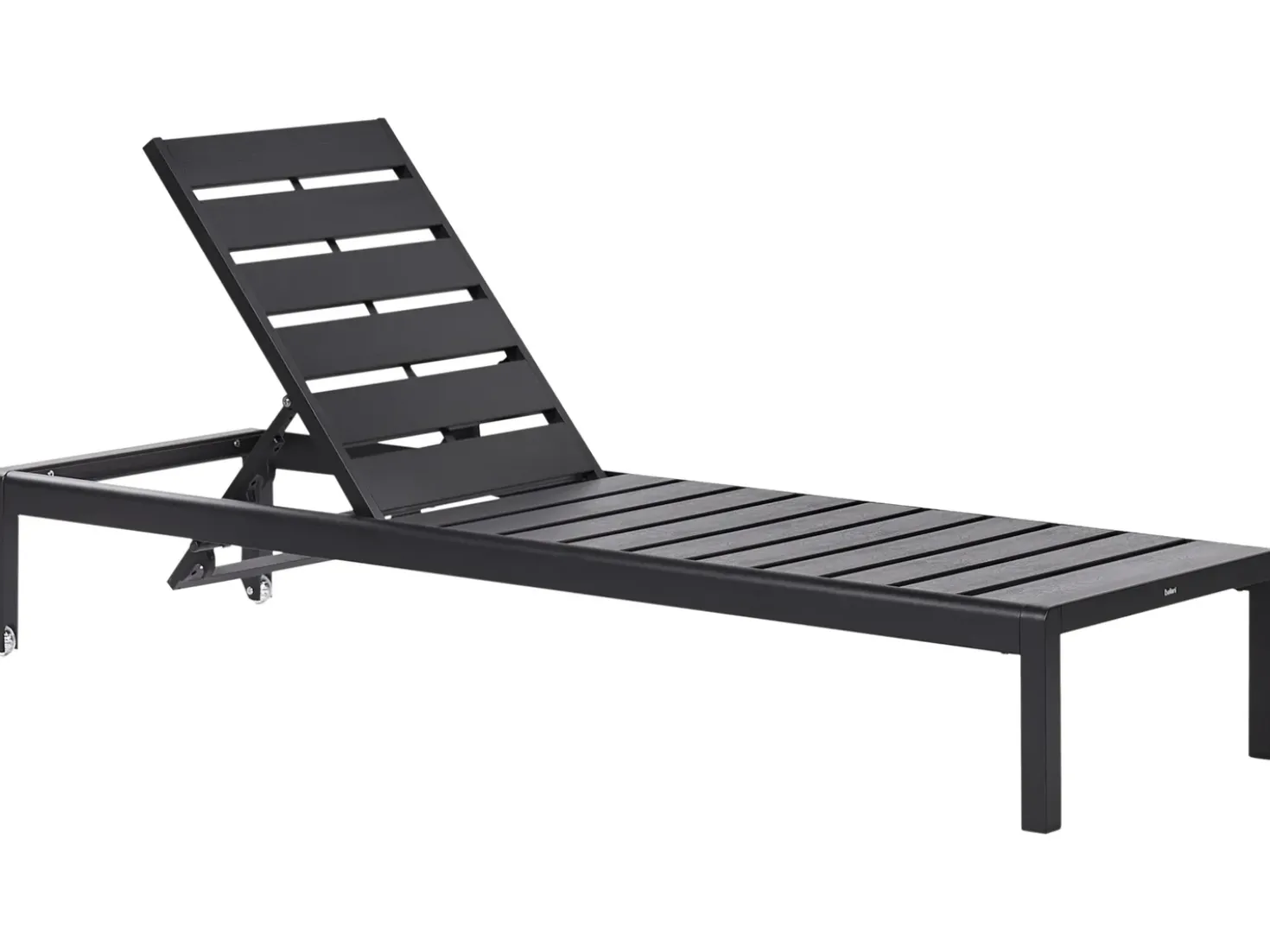 Lettino Prendisole NARDO Metallo Nero