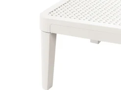 Lettino Prendisole OSSIMO Materiale sintetico Grigio chiaro