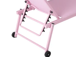 Lettino Prendisole PORTOFINO Metallo Rosa