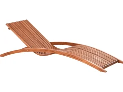 Lettino Prendisole TANARO Legno di larice Marrone