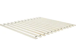Letto a baldacchino Legno HERLIERE 180 x 200 cm Marrone chiaro