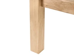 Letto a baldacchino Legno HAUTERIVES 180 x 200 cm Marrone chiaro