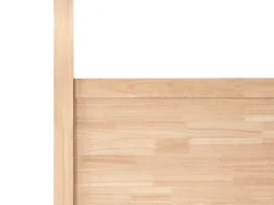 Letto a baldacchino Legno HAUTERIVES 180 x 200 cm Marrone chiaro
