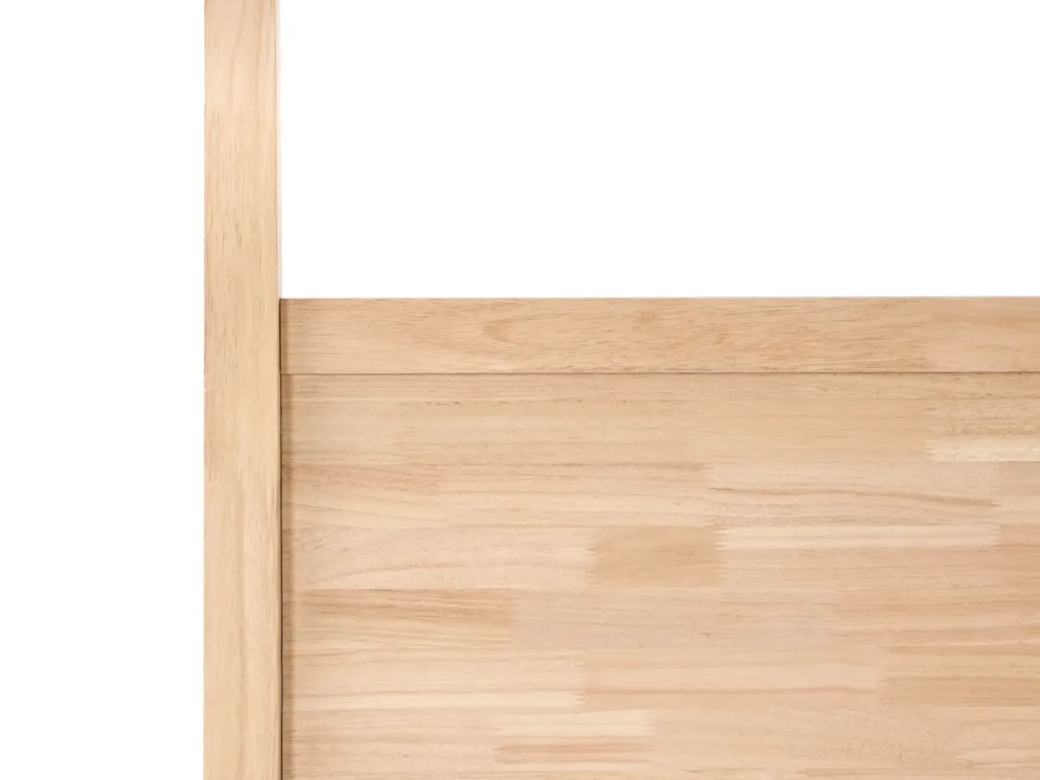 Letto a baldacchino Legno HAUTERIVES 180 x 200 cm Marrone chiaro