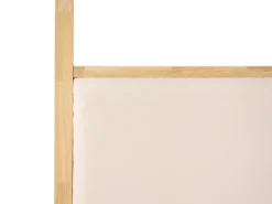 Letto a baldacchino Legno HAILLICOURT 180 x 200 cm Marrone chiaro