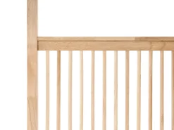 Letto a baldacchino Legno HARFLEUR 180 x 200 cm Marrone chiaro
