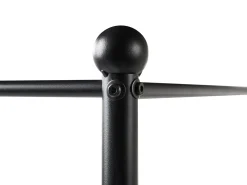 Letto a baldacchino Metallo SORMERY 90 x 200 cm Nero