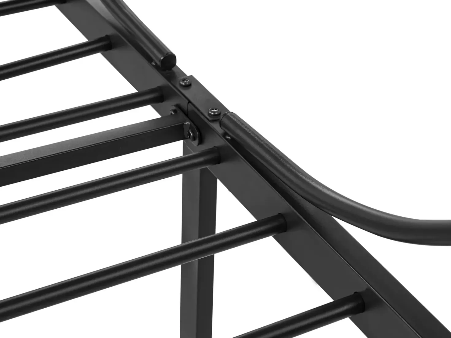Letto a baldacchino Metallo SORMERY 90 x 200 cm Nero